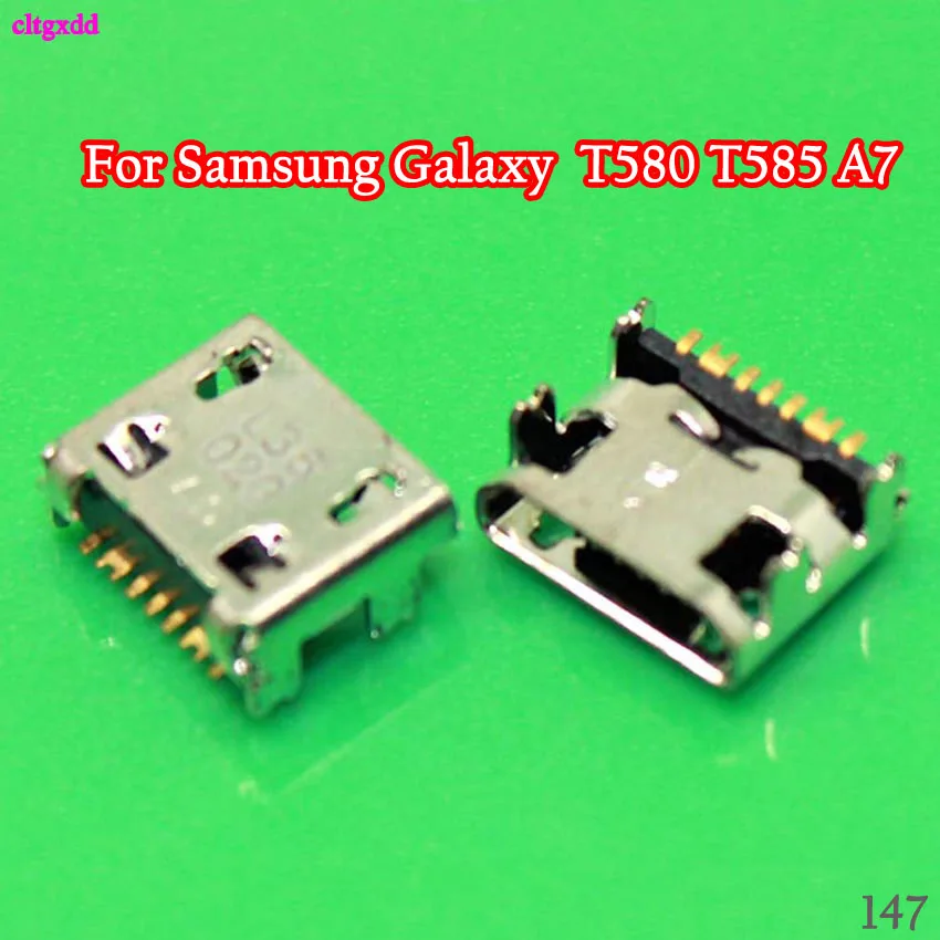 2 шт./лот для Samsung Galaxy Tab E 8.0 T375 T377 T280 T285 T580 T585 A7 USB-разъем зарядки док-станция с