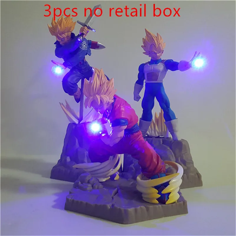 Dragon Ball Z Вегета ГОКу трусы Lampara Super Saiyan аниме 3D Ночник DIY светодиодный игрушки настольная декорационная лампа освещение детский подарок - Испускаемый цвет: changeable