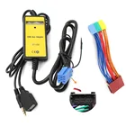 Автомобильный mp3-плеер 3,5 мм вспомогательный TF SD авто AUX USB адаптер с кабелем адаптер для Audi 8P Skoda Seat Golf Spuerb Octavia QX010