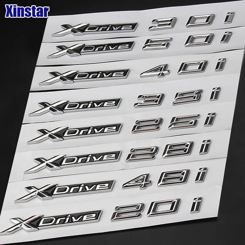 

2pcs Factory Supply ABS Original Quaity x drive 18i 20i 28i 30i 35i 40i 25i 48i 50i car side body sticker for BMW x1 x3 x4 x5 x6