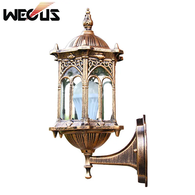 Настенный ретро-светильник E27 для улицы водонепроницаемый антикоррозийный бра