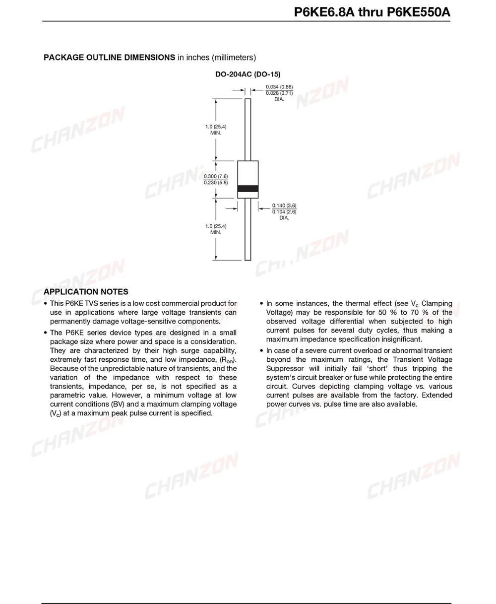 50 шт./упак. Телевизоры диода DO 15 600W P6KE6.8A P6KE12A P6KE15A P6KE18A P6KE24A P6KE51A P6KE100A P6KE180A P6KE200A P6KE350A