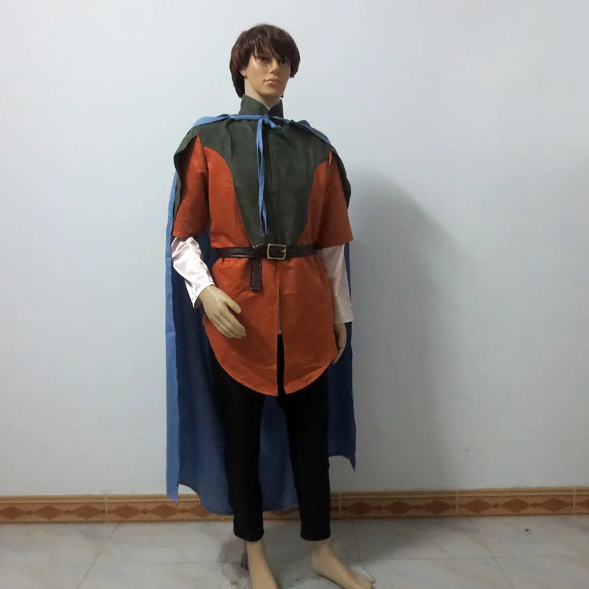 Legolas зеленый лист Униформа пальто наряд куртка для мужчин Хэллоуин Косплей