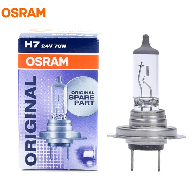

OSRAM H7 24V 70W 64215 PX26d Truck Use Original Line Spare Parts Headlight Standard Classic Lamp OEM Halogen Bulb 1X