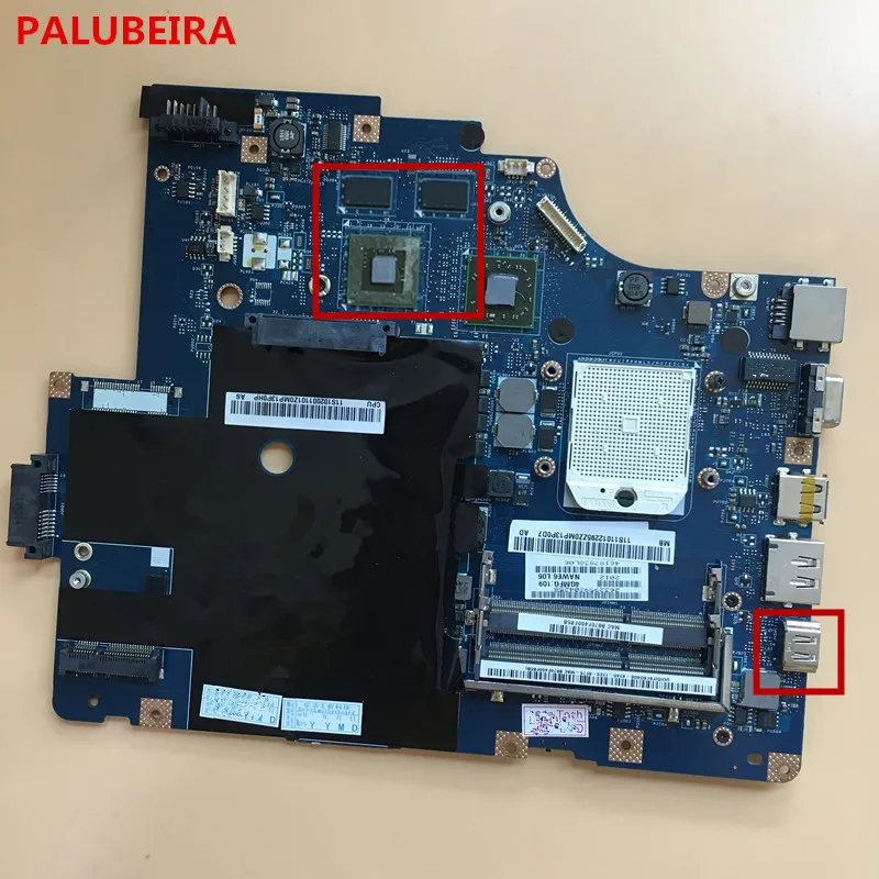Высокое качество бесплатная доставка для lenovo Z565/G565 материнская плата loptop 100%