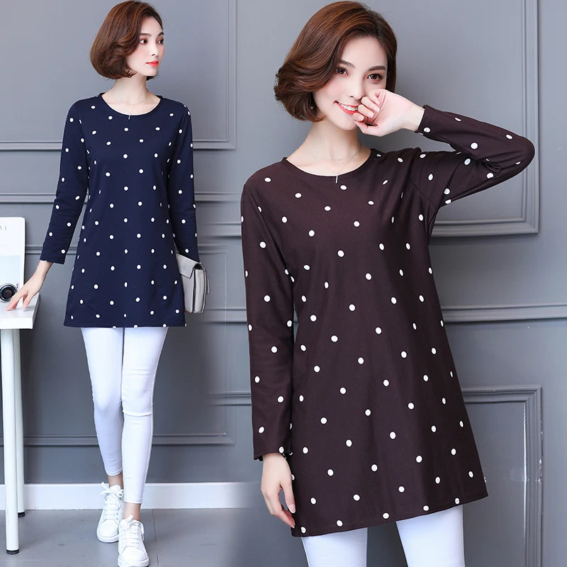 5xl Большие размеры blusas feminina весна осень зима 2017 корейский женский топ новые