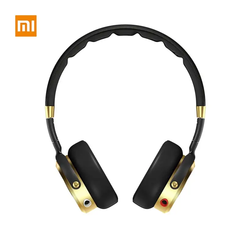 Оригинальные Xiaomi mi наушники черные складные над ухом Hi-Fi стерео гарнитура со встроенным mi c