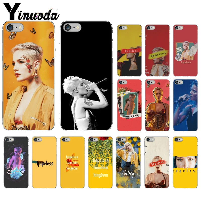 Чехол Yinuoda Halsey для мобильного телефона Apple iPhone 8 7 6 6S Plus X XS MAX 5 5S SE XR|Бамперы| |