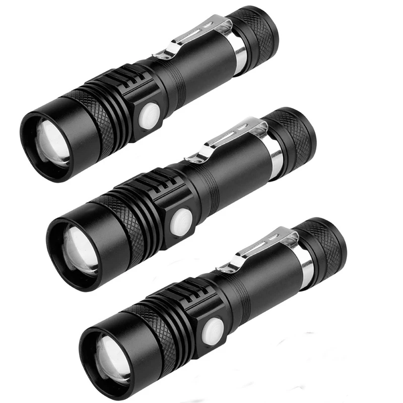 3 шт. Выделите Мощность Фул Алюминий сплав фонарик советы большой дальности с