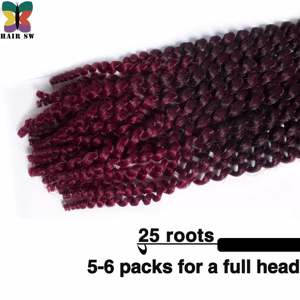 Jumbo твист Крючком Косы Одной Нити Из ямайки отказов вьющиеся Не Витая канекалон