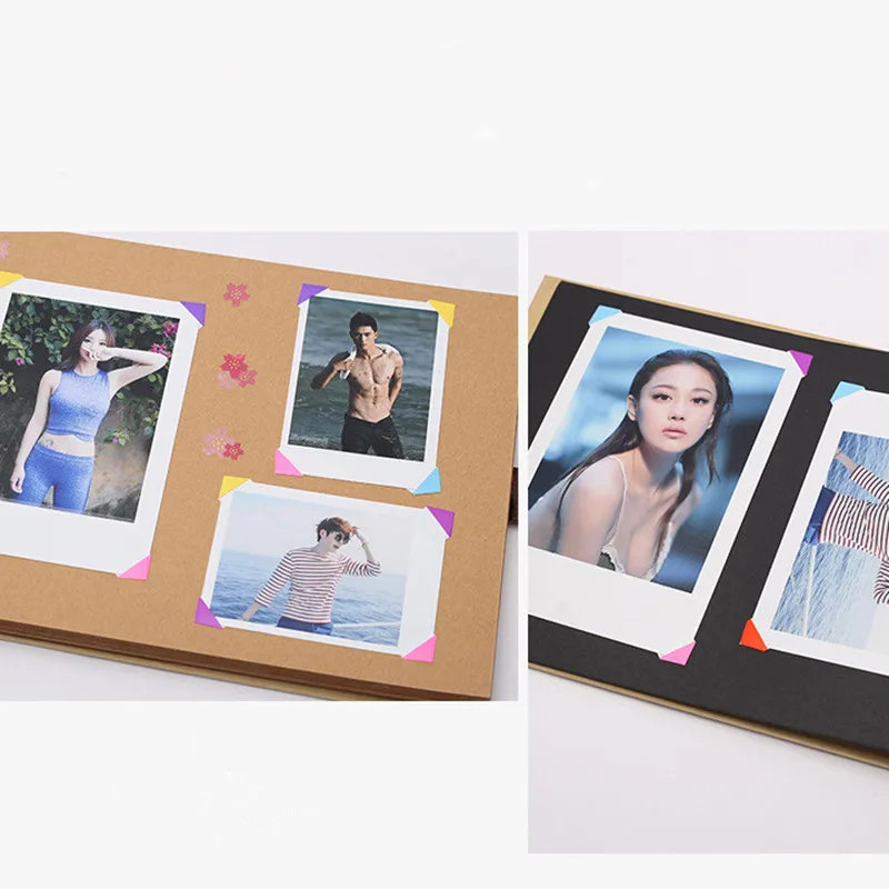 Творческий липкий DIY Фотоальбом лента свадебный альбом для автографов пустой