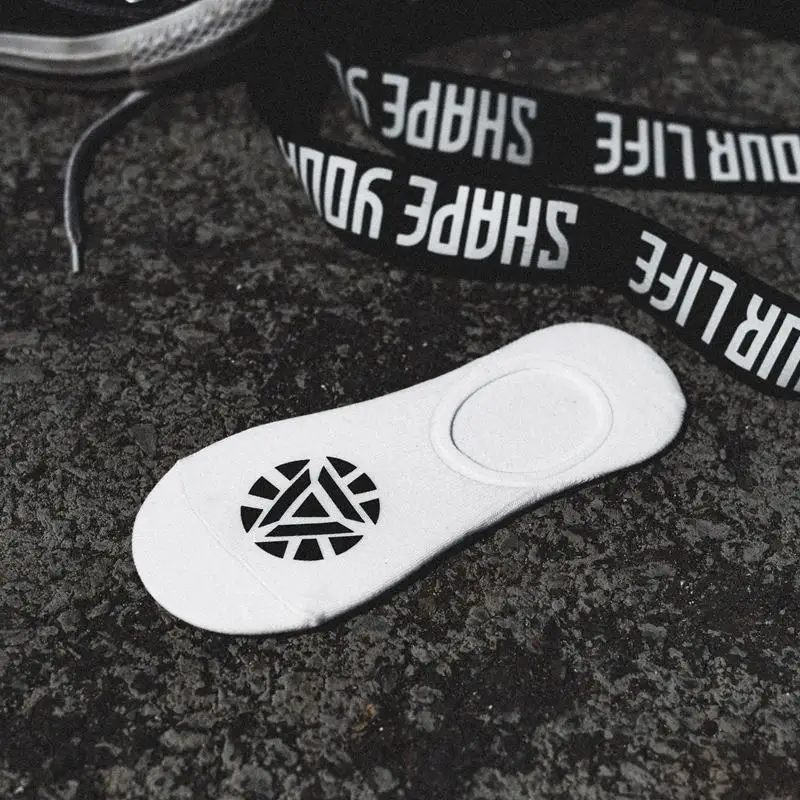 Супермен смешные мужские носки popsocket capitana marvel cerw meias летние хлопковые носки короткие corap супергерой крутой мультфильм - Цвет: 9