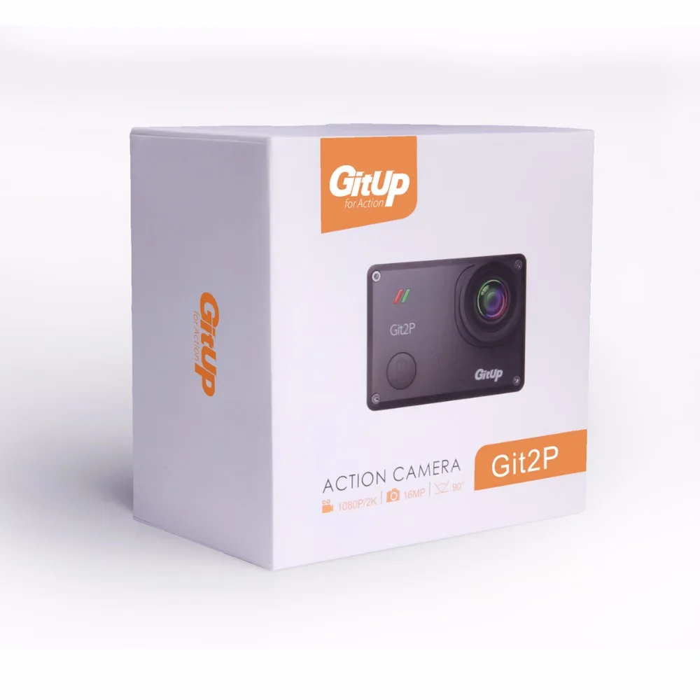 Оригинальный gitup git2 Pro WIFI Спорт Камера 2 К 1080 P 60fps Full HD Широкоугольный 90 градусов с