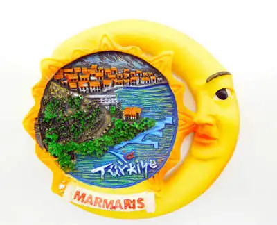5 штук в партии) туристический памятник креативный Пекин Перу непальский японский Пасхальный остров смолы холодильник