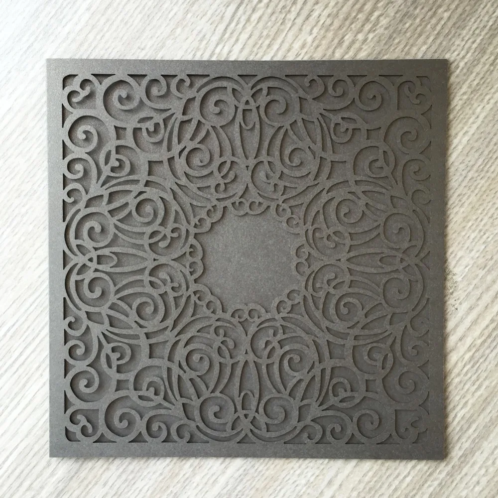 

35pcs New Laser Cut Pearl paper Wedding Engagement Party Birthday decoration Place Invitation Best wishes Blessing Paper card