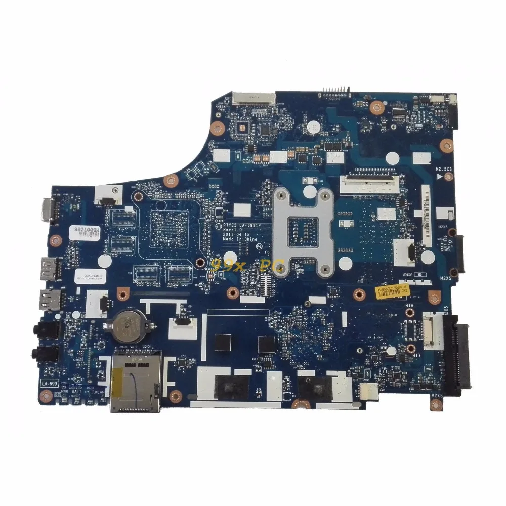 Ноутбук материнская плата для Acer 7560 7560G ноутбука MB. BUX02.001 MBBUX02001 LA-6991P DDR3 |