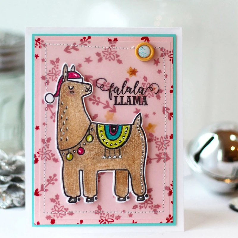 Прозрачные штампы LLAMA Camel для скрапбукинга своими руками сделай сам изготовление