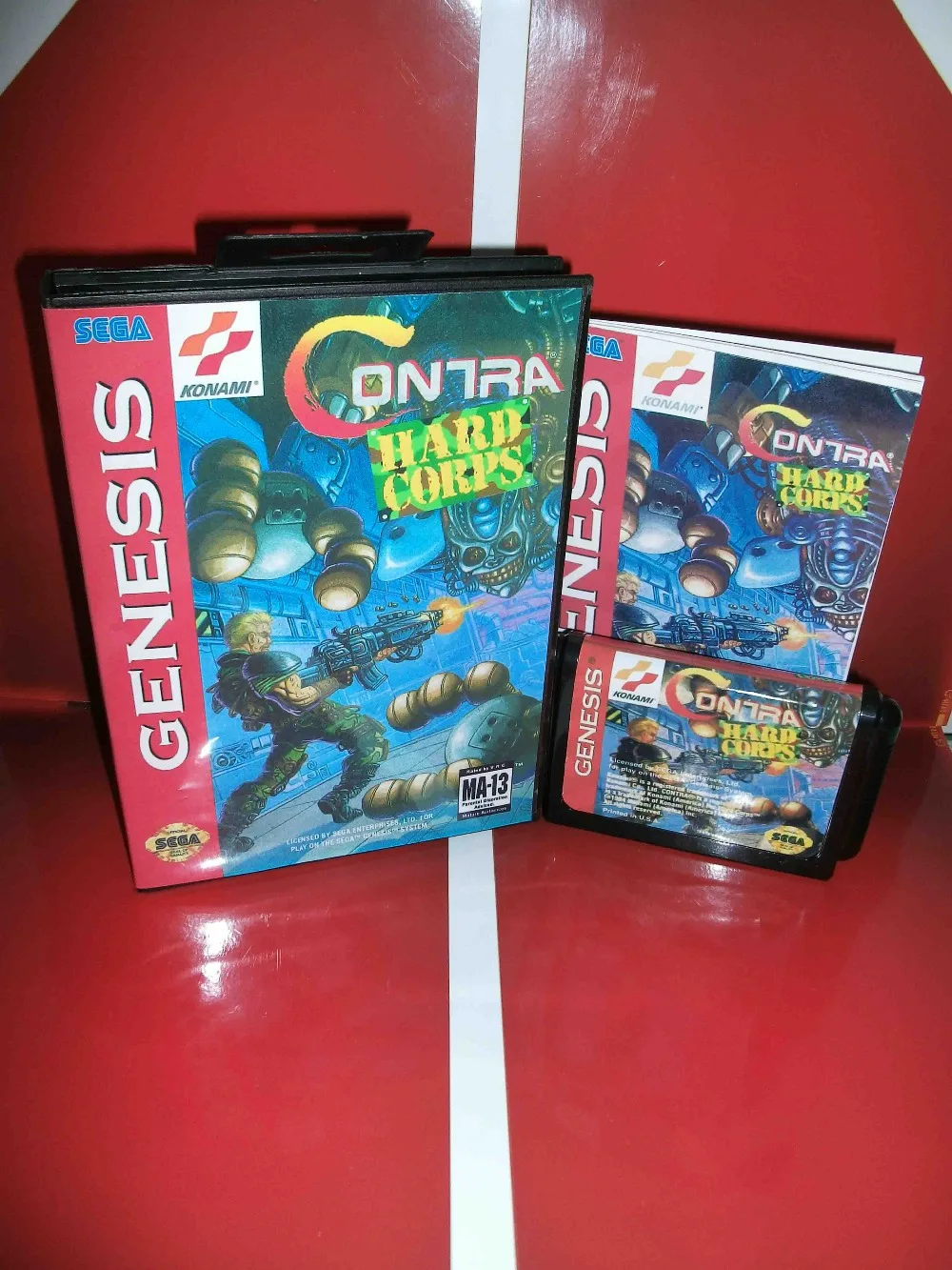 Картридж с коробкой и руководством для 16-битной MD-карты Sega Mega Drive for Genesis |