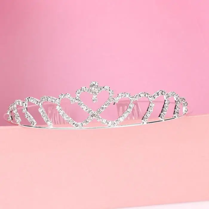 1 шт. короны для девочек Tiaras Выпускной День рождения свадебные диадемы Принцесса Корона TT@ 88