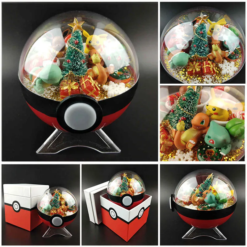 Style 9 Новинка Аниме Pokeball XY фигурки Монстр Пикачу Бульбазавр ручной работы DIY фигурки модель игрушки Brinquedos Рождественская модель игрушки - Цвет: Style 9