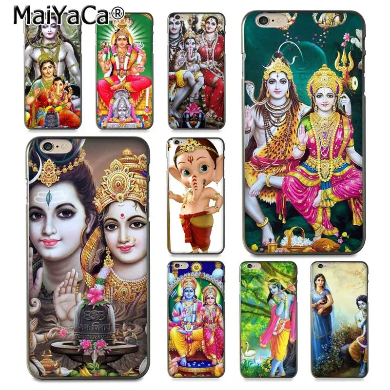 MaiYaCa Бог Индии чехол для iPhone X 8 7 6 6S Plus 5 5S SE 4S Apple 5C|6s plus|cover 5cfor iphone 5s |