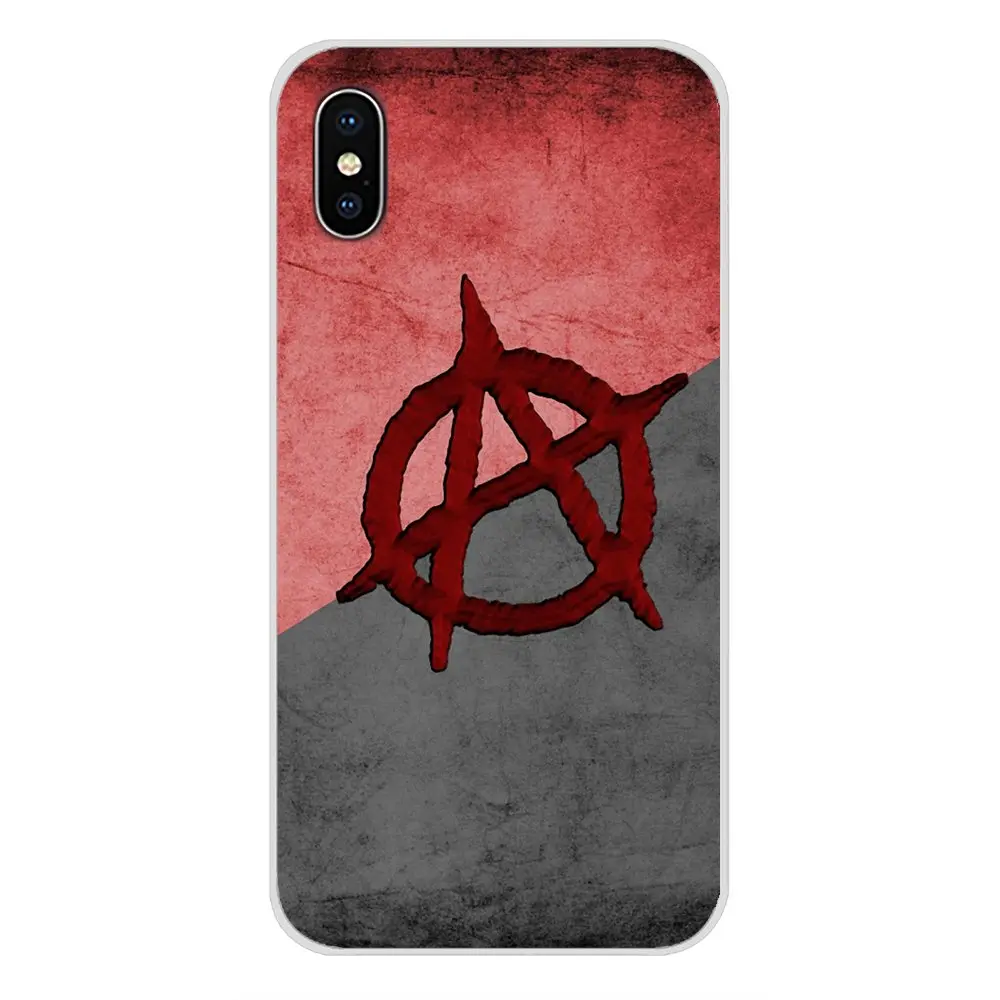 cool anarchy logo For Xiaomi Redmi 4A S2 Note 3 3S 4 4X 5 Plus 6 7 6A Pro Pocophone F1 Accessories Phone Cases Covers | Мобильные