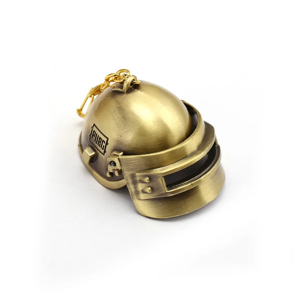 Брелок Playerunknown's Battlegrounds с 3d подвеской в виде шлема большого уровня|key ring holder|keychain