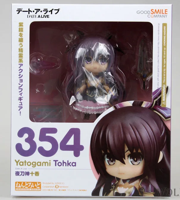 Данные Un LIVE Figura Yatogami tohka Principessa Nendoroid 354 Sandalphon Incontri Guerra 10 см ПВХ фигурка игрушка