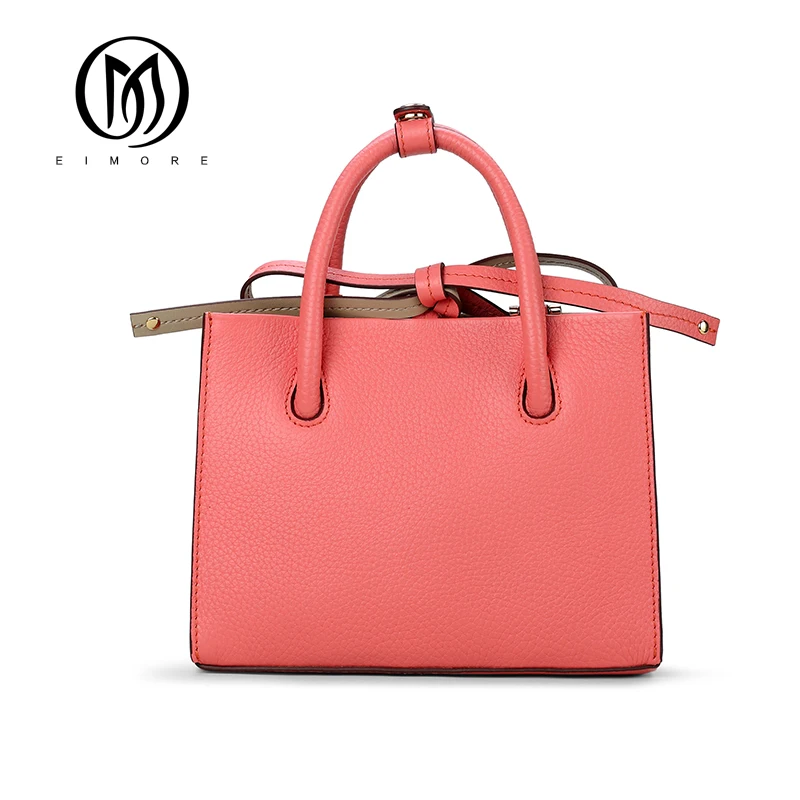 EIMORE Новое поступление женская сумка из натуральной кожи повседневная тоут