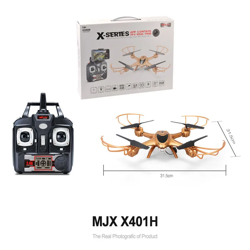 Вертолет MJX x401h 2.4 ГГц 6 оси гироскопа высота держать г Wi Fi FPV системы видео в