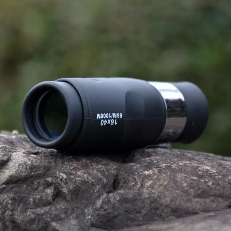 16X40 высокой мощности монокуляр телескоп для смартфона Spyglass открытый черный