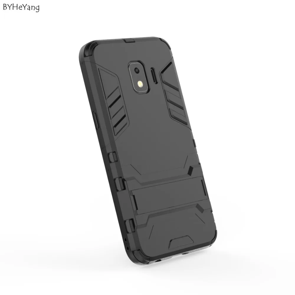 BYHeYang для Samsung Galaxy J2 Core чехол PC + Силиконовая Броня ударопрочный 3D защитный J2core SM-J260