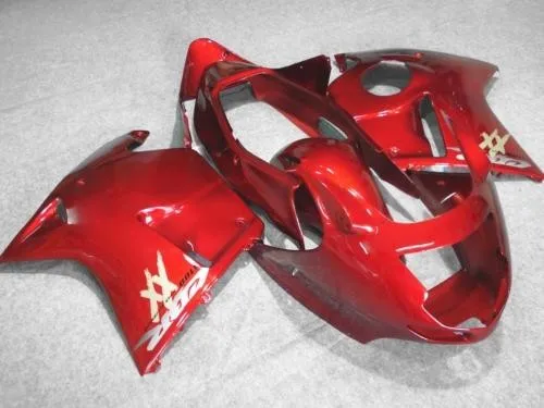 

km Red Injection Molding Bodywork Fairing Kit For CBR1100XX Blackbird 1997 - 2007 CBR 1100XX 97-07 Fairings Set CBR1100 XX