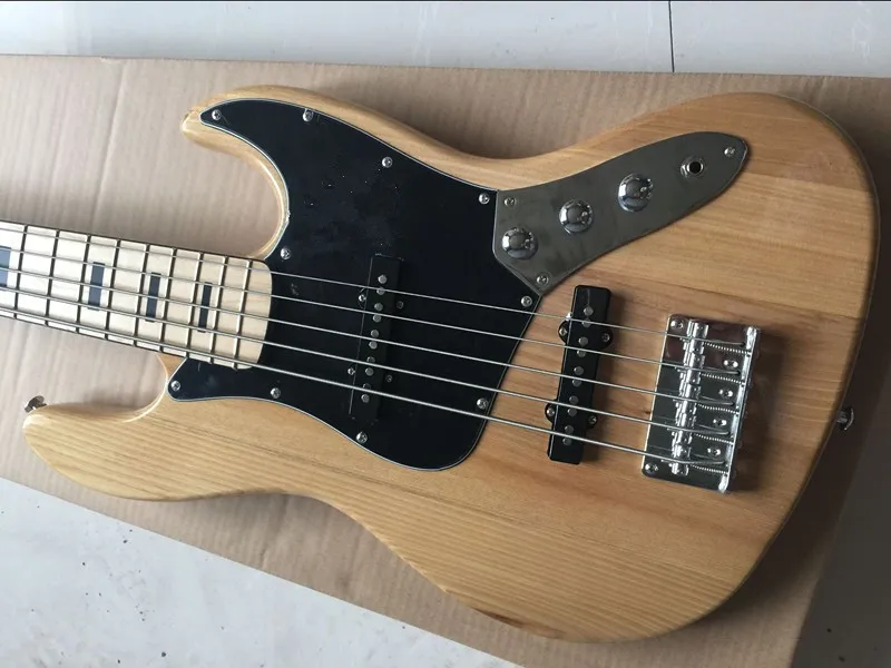 Оптовая продажа с завода 4 струнная электрическая бас гитара пепельного цвета