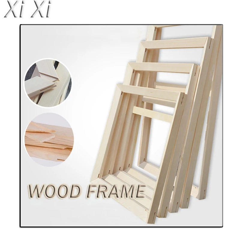 Diy картина маслом по номерам рамка Комбинированная рамка, деревянная рамка 40x50 см(12*16 дюймов) внутренняя рамка без картины TF06