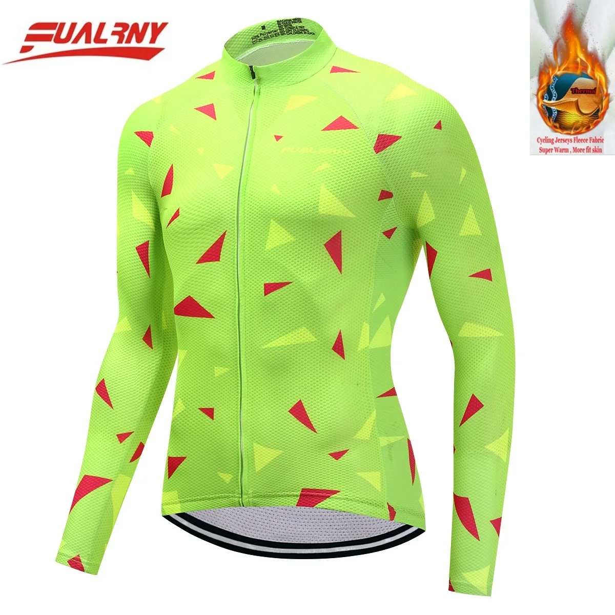 Thermal Fleece jersey Ropa Ciclismo Cycling Jersey/winter Fleece/MTB Bike Clothes Fluorescence 17 color NEW Team FUALRNY | Спорт и