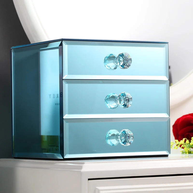 SAFEBET брендовый рыцарь хрустальный стеклянный ящик для хранения ювелирных