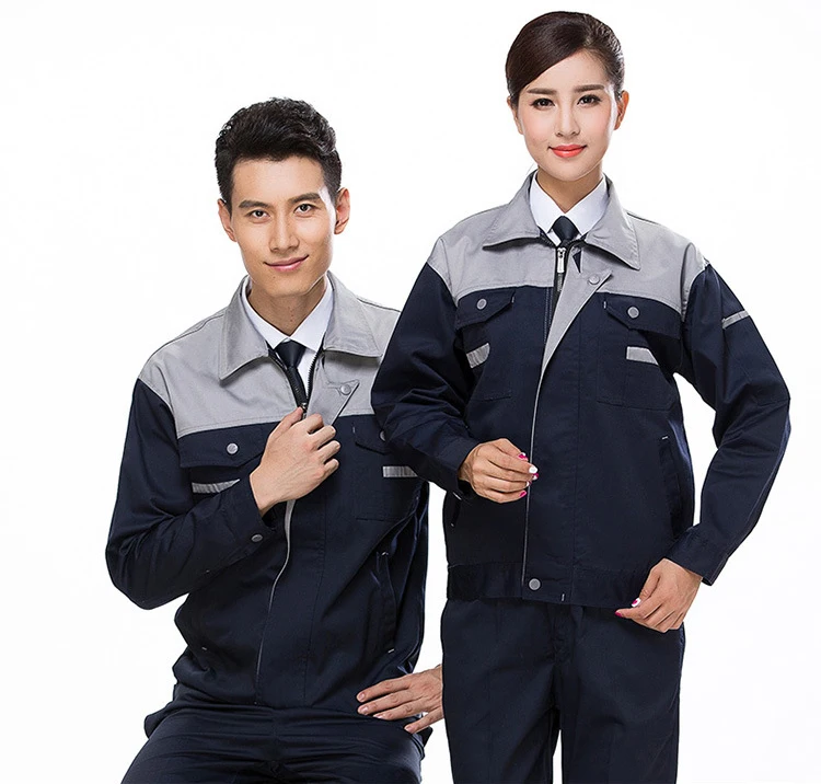 Весенняя и Осенняя рабочая одежда комплект мужской одежды с длинными рукавами