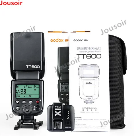 Godox TT600 2 4G Беспроводная вспышка для камеры Speedlite + X1T C/N/F передатчик триггер C N
