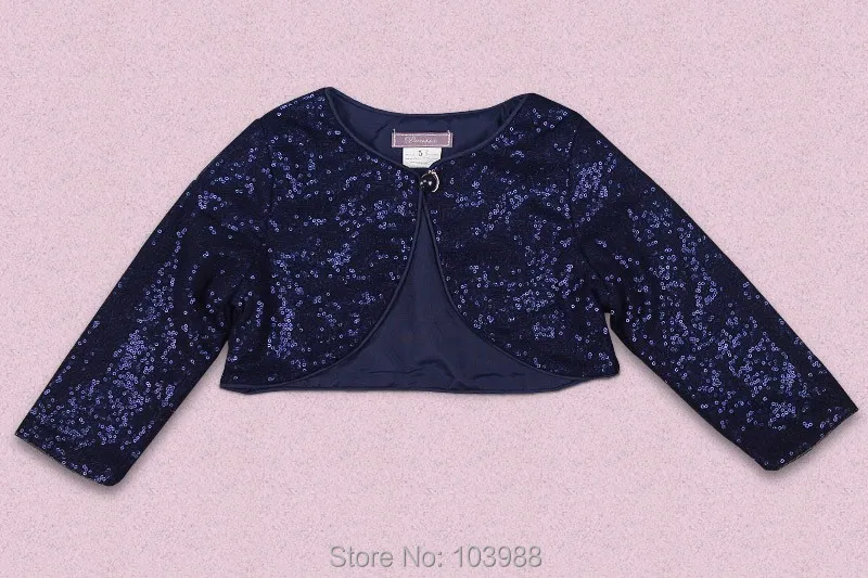 Детская атласная Вечерние тка с длинным рукавом цветочным принтом|fashion bolero|long sleeve