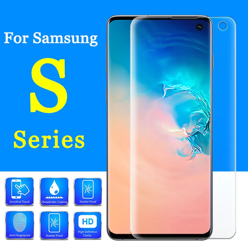 Защитная пленка для экрана samsung s10 plus hydrogel s9 s10e s10plus lite light s 9 10 tpu tremp verre|Защитные