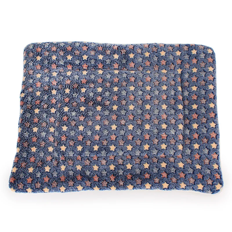 Зимний теплый чехол-накладка для кошек и собак подушка симпатичная звезда