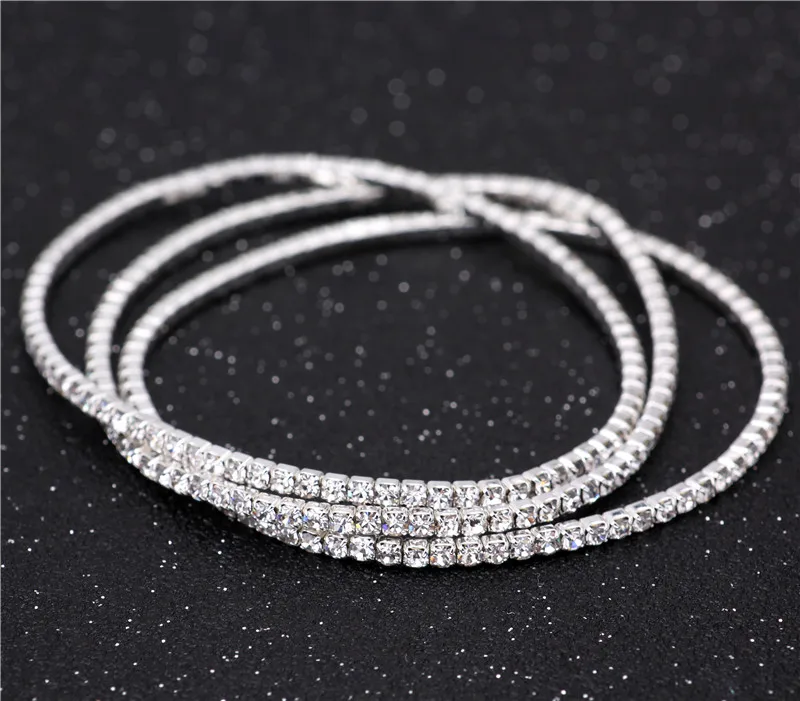 1 шт. тонкая серебряная цепочка с фианитами 925 пробы|bracelet fashion|fashion braceletthin bracelet |
