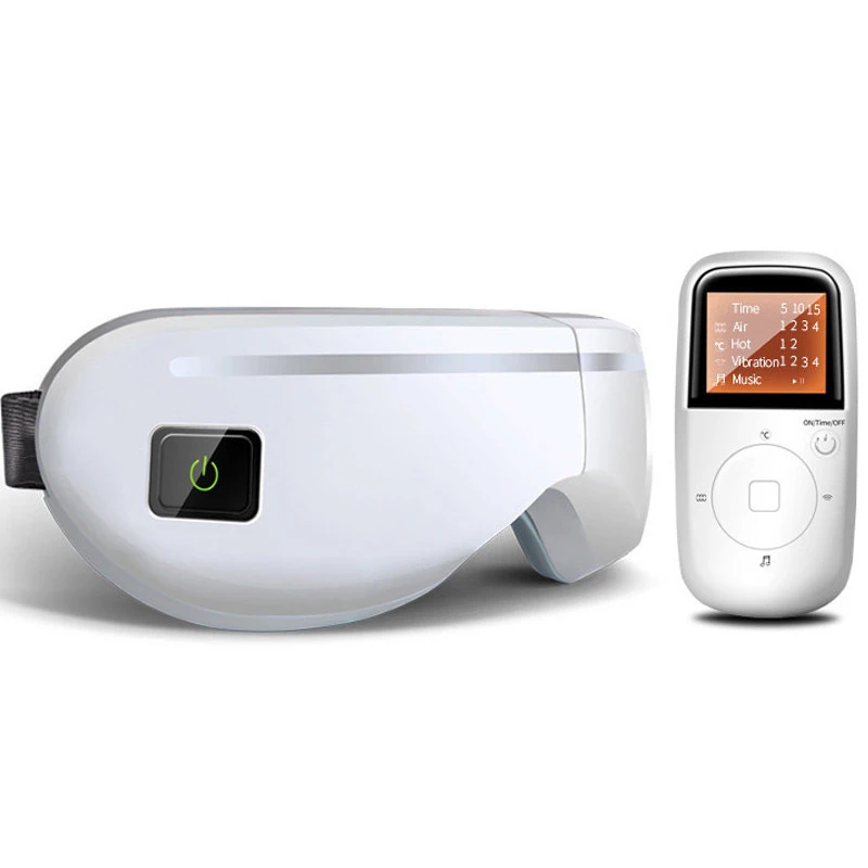 With remote control Smart Беспроводной массажер для глаз Eye здравоохранения машина визуальной защиты устройства музыка и вибрации релаксации кормящих - Цвет: With remote control