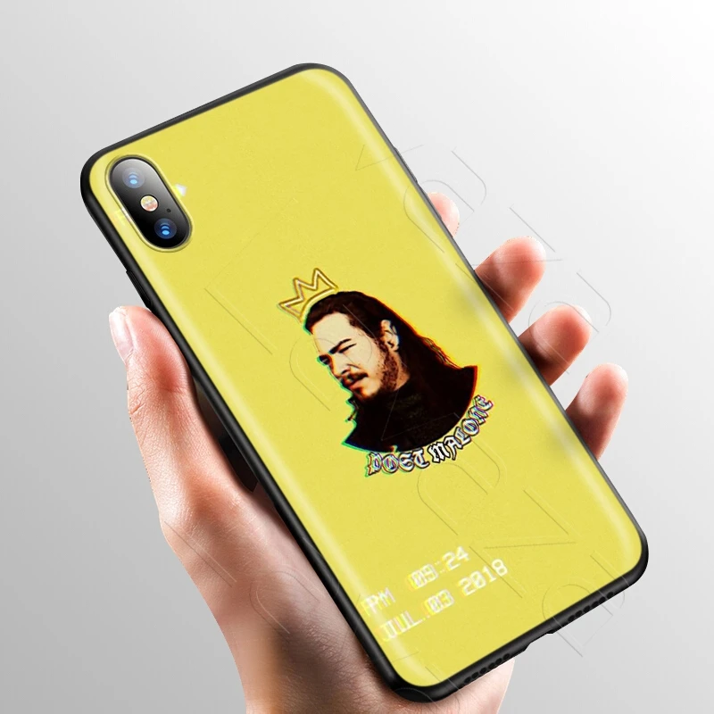 Чехол Lavaza Post Malone для iPhone 11 Pro XS Max XR X 8 7 6 6S Plus 5 5S se
