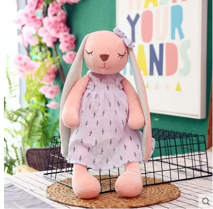 Новинка Модные плюшевые игрушки кролик кукла ушастого кролика Милая dollsleep для