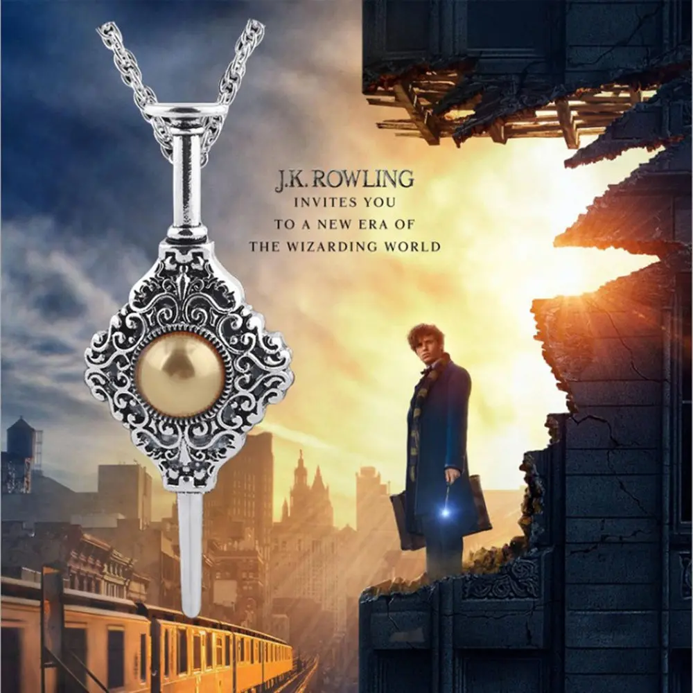 Мужчины Женщины фильм «Фантастические твари» The crimins of Grindelwald Them Newt Scamander металлическое ожерелье кулон из сплава подарок
