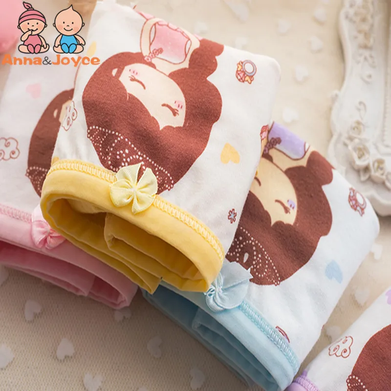 6 шт./лот принцессы для девочек трусы боксеры детское нижнее белье детские