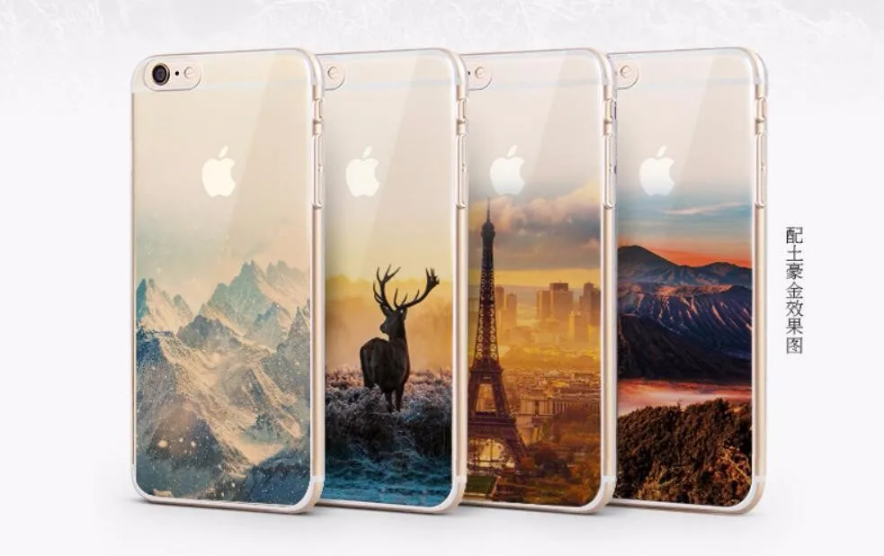 Clearance Painting Ferris wheel Soft TPU Phone Case For iPhone 8 7 6S 6 plus 5 5S SE Back Cover Cases Coque Shell |