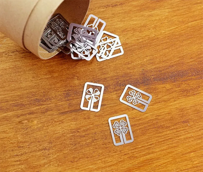 20 штук упак. закладки для карт бумажный зажим Книжная линия маркер подарок